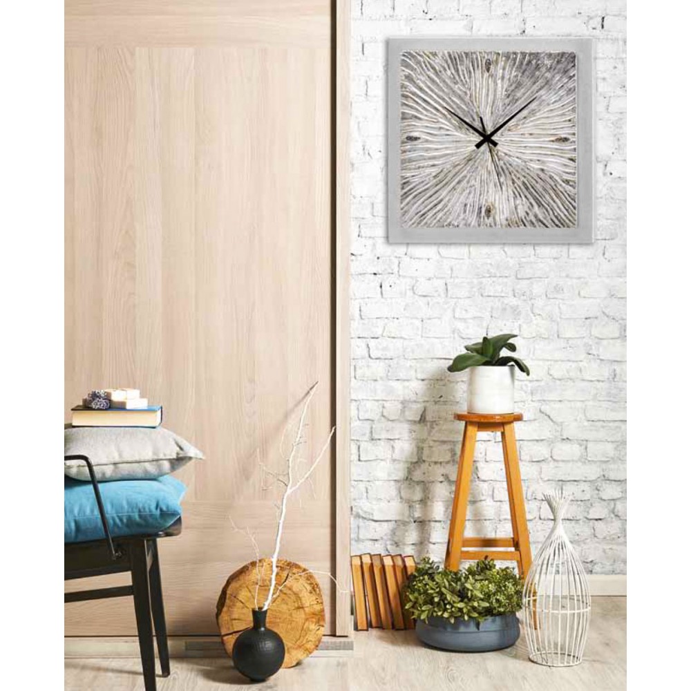 Релефен стенен часовник, FOSSILE от Pintdecor