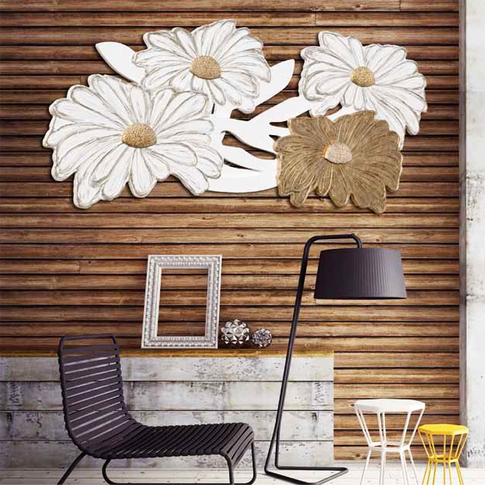 Декоративнo панo за стена, MARGHERITE BIANCHE от Pintdecor