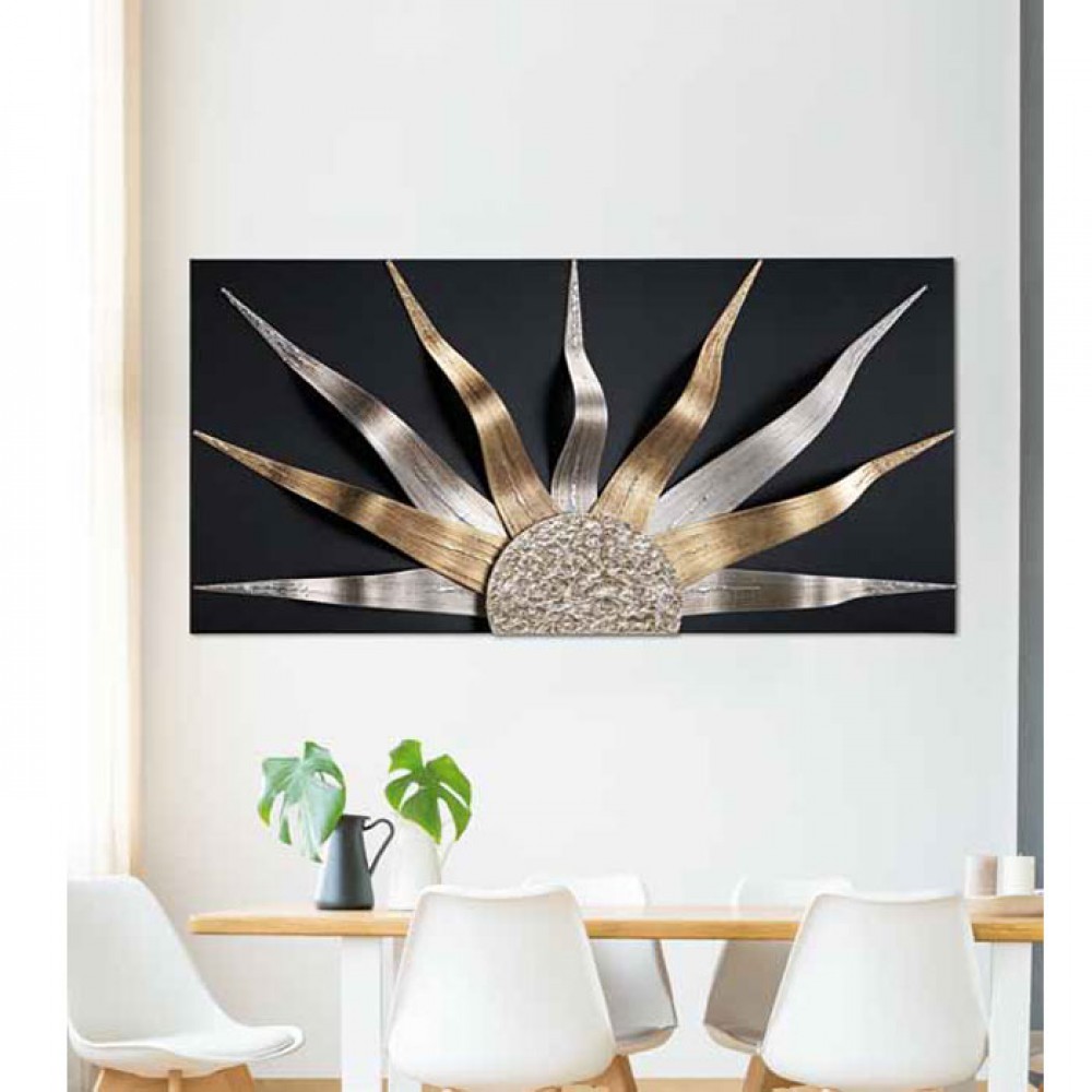 Италианско пано с релефни орнаменти, SOLAR STORM от Pintdecor