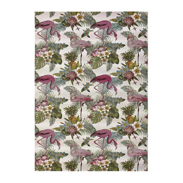 CALYPSO FLAMINGO WHITE 396W - Килим за външно и вътрешно приложение