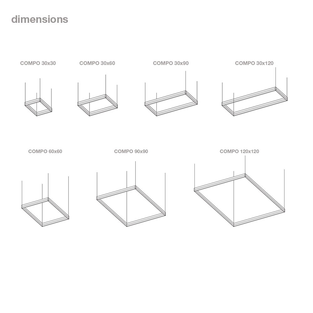 COMPO60x60 - Модерно LED осветление