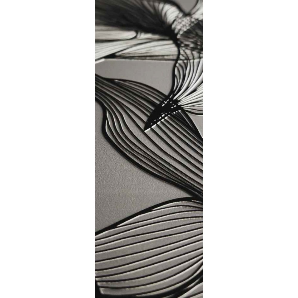 Модерна стенна закачалка за дрехи, PIOVRA FOGLIE GREY&BLACK от Pintdecor 