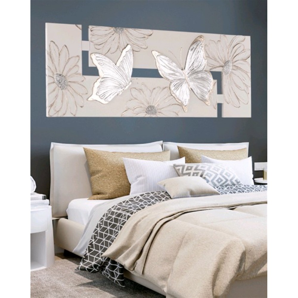 Италианско пано за стена, FARFALLE ARGENTO от Pintdecor 