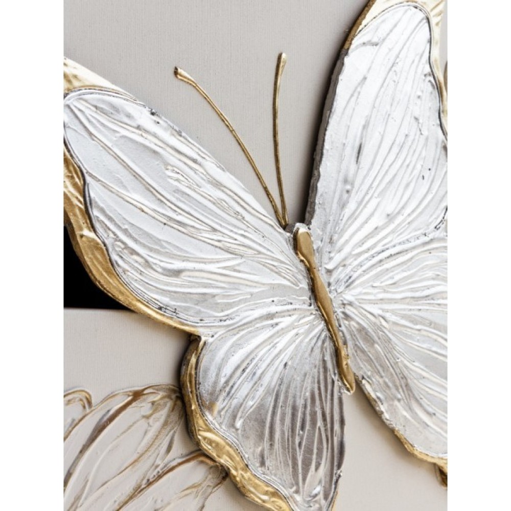 Италианско пано за стена, FARFALLE ARGENTO от Pintdecor 