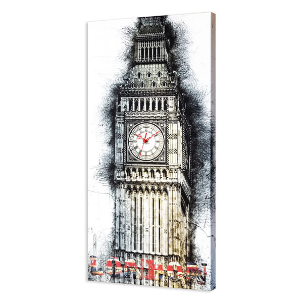 LONDON TIME - Стенен принт часовник