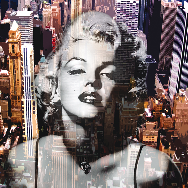 MARILYN CITY - Италианска принт картина за стена