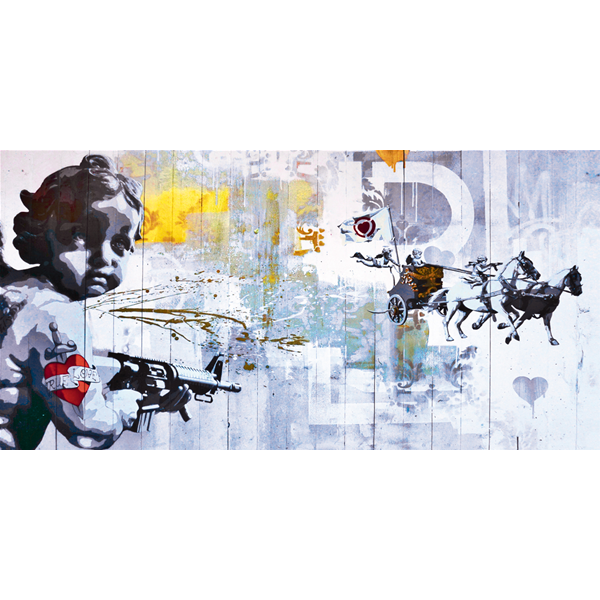 Пано за стена, LA GUERRA dei PUTTI от Pintdecor