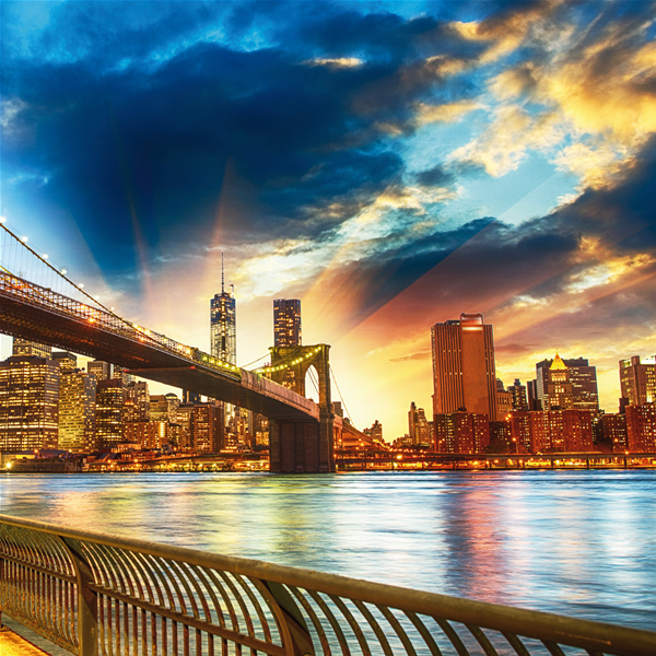 NEW YORK al TRAMONTO - Модерна принт картина