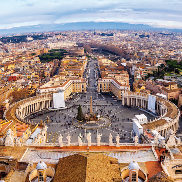 PIAZZA san PIETRO - Италианска принт картина