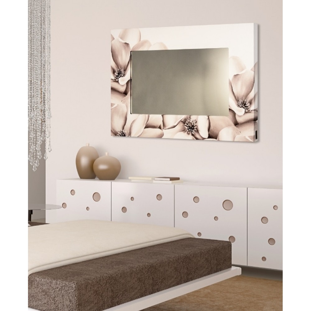 Модерно интериорно принт огледало, FIORITA от Pintdecor
