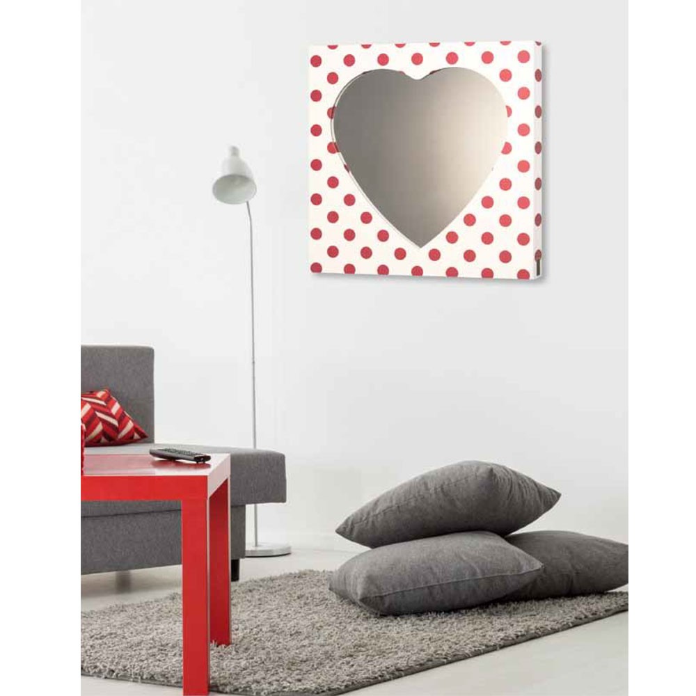 Италианско стенно принт огледало, A POIS от Pintdecor