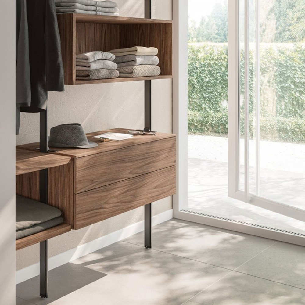 Tratto Walk-in – Италиански гардероб с отворена гардеробна зона