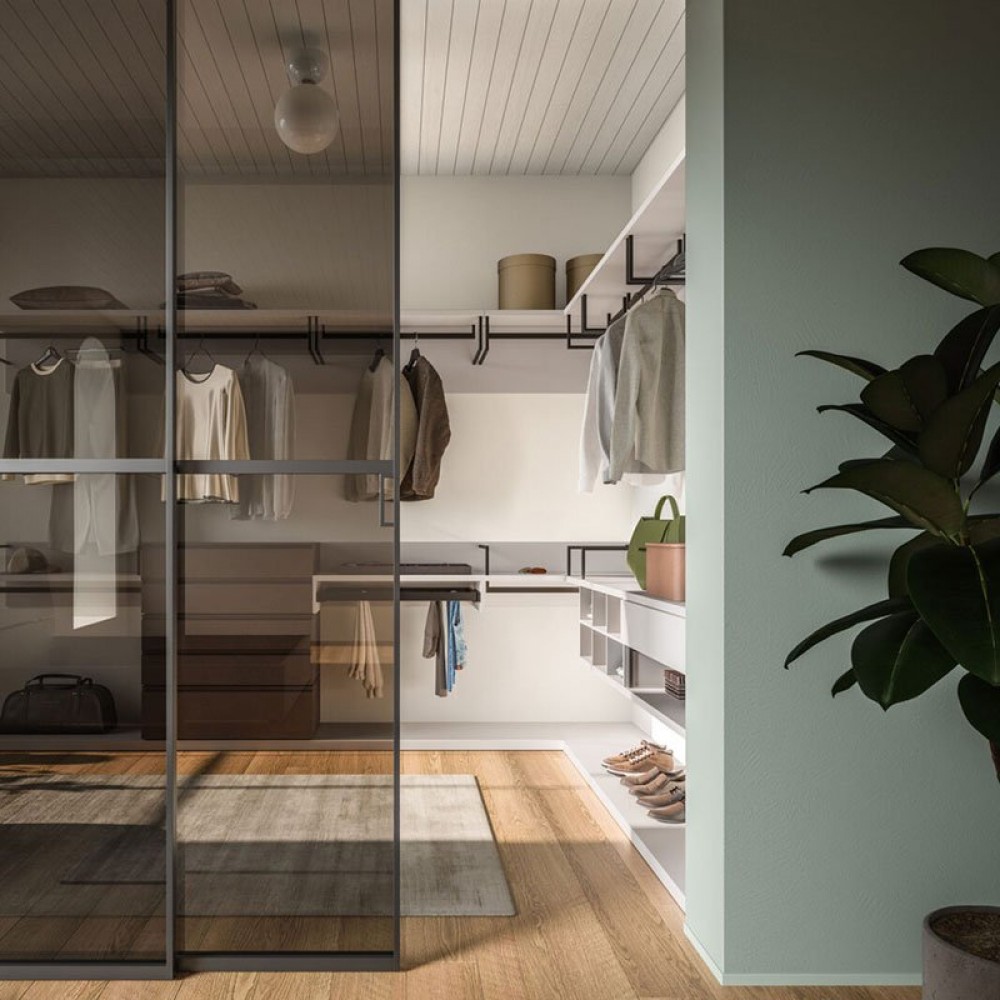 Walk-in Alea – Италианска гардеробна система с чекмеджета